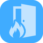 Electromagnetic fire-door holders